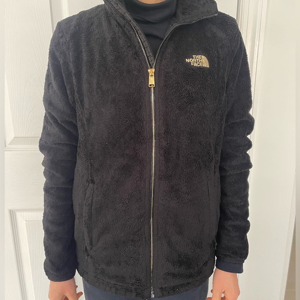 [North Face] Black Fluffy Jacket